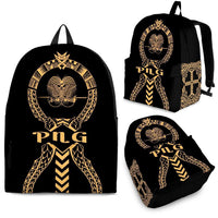 Papua New Guinea Backpack - Micronesian Tribal One Style Gold - Polynesian Pride