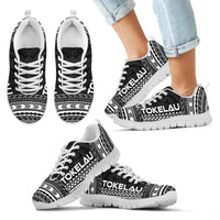 Tokelau Sneakers - Tokelau Polynesian Chief Tattoo Black Version - Polynesian Pride