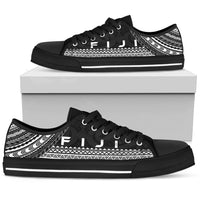 Fiji Low Top Shoes - Polynesian Black Chief Version - Polynesian Pride