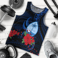 Guam Men Tank Top Polynesian Flowers LT13 - Polynesian Pride