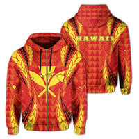 Kanaka Mauna Kea Polynesian Zipper Hoodie Valeria Style Unisex Art - Polynesian Pride