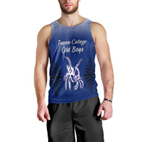 Tupou College Men Tank Top Old Boys Tongan Tapa LT13 - Polynesian Pride