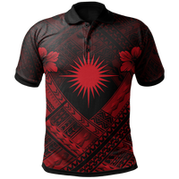 Marshall Islands Polynesian Polo Shirt Marshall Islands Red Flag Camisole Hibiscus Style Unisex Red - Polynesian Pride