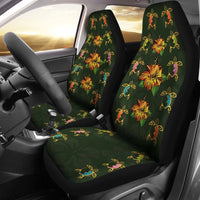 Turtle and Hibiscus Car Seat Covers - Polynesian Pride