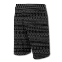 Hawaii Polynesian Tattoo Tribal Board Shorts Gray - Polynesian Pride