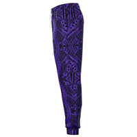 Polynesian Symmetry Violet Joggers - Polynesian Pride