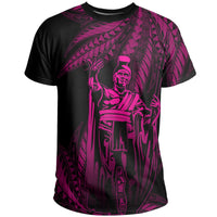 Polynesian Pride Tee Hawaii King Polynesian T shirt Durk Style Pink - Polynesian Pride