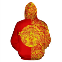 Polynesian Pride Hoodie Polynesian Madame Pele Kanaka Plumeria Hoodie The Half - Polynesian Pride