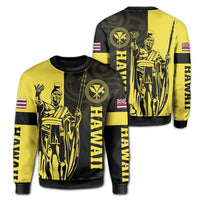 Polynesian Pride Shirt - Hawaii King Polynesian Sweatshirt - Lawla Style Yellow - Polynesian Pride