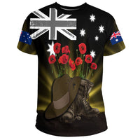 Polynesian Pride Clothing Anzac Day Hat & Boots T shirt - Polynesian Pride