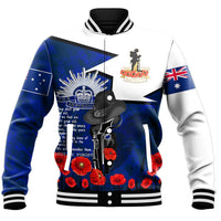 Polynesian Pride Clothing - Anzac Day Lest We Forget Special Baseball Jacket - Polynesian Pride