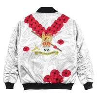 Polynesian Pride Clothing - New Zealand Anzac Day Army Bomber Jacket - Polynesian Pride