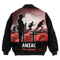 Polynesian Pride Clothing - Anzac Day We Will Remember Them Special Version Bomber Jacket - Polynesian Pride