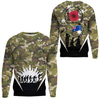 Polynesian Pride Clothing - Anzac Day Their Name Liveth For Evermore.Sweatshirt Unisex Black - Polynesian Pride