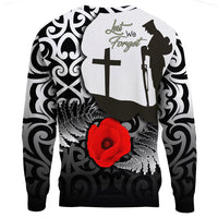 Polynesian Pride Clothing - Anzac Day Poppy Remembrance.Sweatshirt - Polynesian Pride