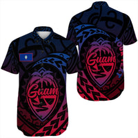 Polynesian Pride Short Sleeve Shirt - Guam Rising Style Short Sleeve Shirt LT10 - Polynesian Pride