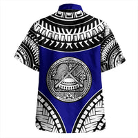 Polynesian Pride Hawaiian Shirt - American Samoa Tattoo Chief Hawaiian Shirt LT10 - Polynesian Pride