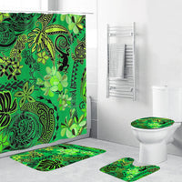 Polynesian Home Set - Kiwi Green Lanai Tribal Jungle Bathroom Set LT10 Green - Polynesian Pride