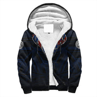 Polynesian Pride Hoodie - American Samoa Forever Sherpa Hoodie LT10 Unisex Black - Polynesian Pride