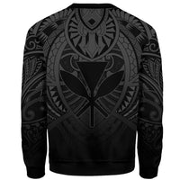 Hawaii Maka Polynesian Kanaka Maoli Sweatshirt - AH - Heaven Style - Grey - Polynesian Pride