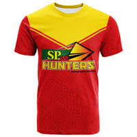 Custom Papua New Guinea SP Hunters Pride T Shirt LT12 Unisex Red - Polynesian Pride