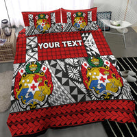 (Custom Personalised) Tonga Bedding Set Be Unique Version 05 Red LT13 - Polynesian Pride