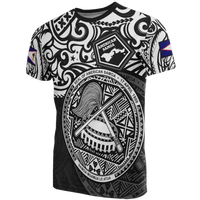 American Samoa Pride T Shirt American Samoa Flag Seal (White) Unisex WHITE - Polynesian Pride