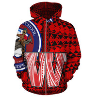 Hawaii Polynesian Zip up Hoodie Waianae - Polynesian Pride