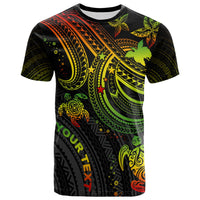 Papua New Guinea Custom T shirt Reggae Turtle Unisex Art - Polynesian Pride