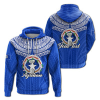 Custom Northern Mariana Islands Agrihan Hoodie LT12 Unisex Blue - Polynesian Pride