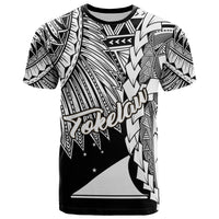 Tokelau Polynesian T Shirt Tribal Wave Tattoo White Unisex White - Polynesian Pride