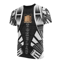 Tokelau T Shirt Tokelauan Coat of Arms Polynesian Tattoo Style Unisex Black - Polynesian Pride