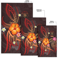 Niue Polynesian Area Rug - Legend of Niue (Red) - Polynesian Pride