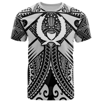 Pohnpei T Shirts White Reggae Seal with Polynesian Tattoo Unisex Reggae - Polynesian Pride