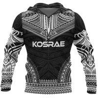 Pohnpei Polynesian Chief Hoodie Black Version Unisex Black - Polynesian Pride