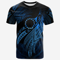 Cook Islands Polynesian T Shirt Cook Islands Legend Blue Version Unisex Blue - Polynesian Pride
