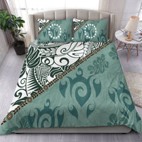 Cook Islands Bedding Set - Leaves And Turtles Green - Polynesian Pride
