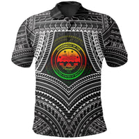 Federated States of Micronesia Polo Shirt FSM Seal Reggae Color Unisex Reggae - Polynesian Pride