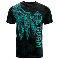 Guam T Shirt Polynesian Wings (TurQuoiSe) Unisex Turquoise - Polynesian Pride