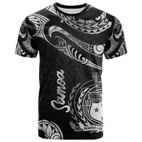 Samoa Polynesian T Shirt Poly Tattoo White Version Unisex Art - Polynesian Pride