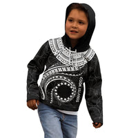 Cook Islands Polynesian Hoodie Waves (White) - Polynesian Pride