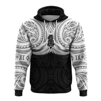 New Zealand Hoodie Maori Silver Fern LT20 - Polynesian Pride