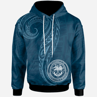 Federated States of Micronesia Hoodie Polynesian Style Unisex Blue - Polynesian Pride