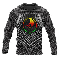 YAP Polynesian Hoodie Yap Flag Reggae Color Unisex Reggae - Polynesian Pride