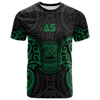 American Samoa Polynesian T Shirt American Samoa Spirit Green Unisex Green - Polynesian Pride