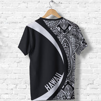Hawaii T Shirt Circle Style White - Polynesian Pride