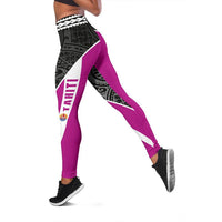 Tahiti Active 4th Leggings A16 - Polynesian Pride