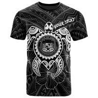 Hawaii Polynesian Custom T Shirt Vintage Polynesian Turtle (White) Unisex White - Polynesian Pride