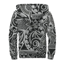 White Polynesian Sherpa Hoodie - Polynesian Pride
