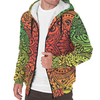 Colorful Polynesian Sherpa Hoodie - Polynesian Pride